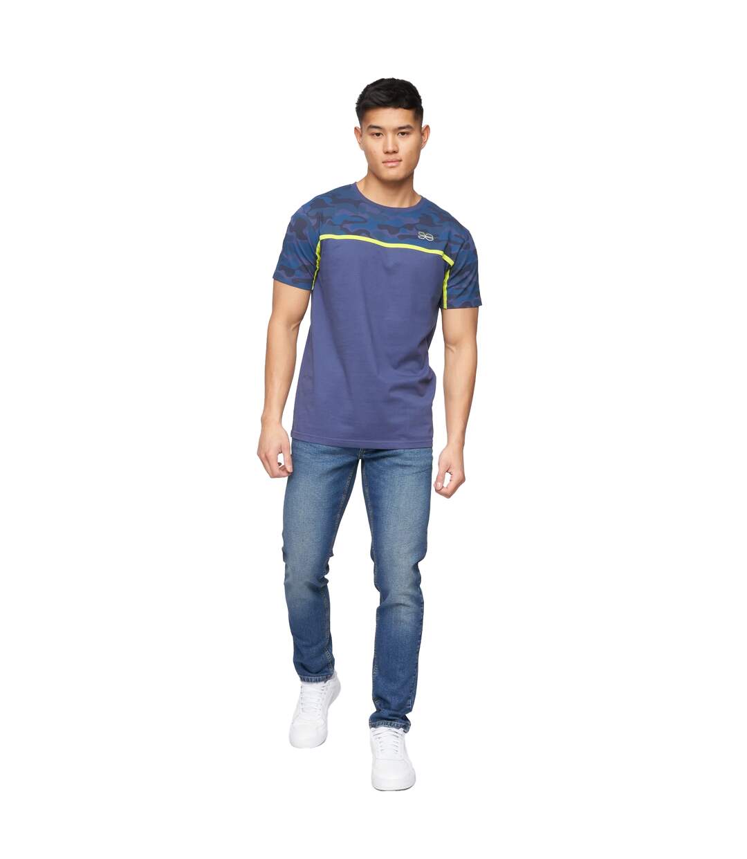 Jean Buraca Homme Délavé À La Pierre Ponce Crosshatch-1