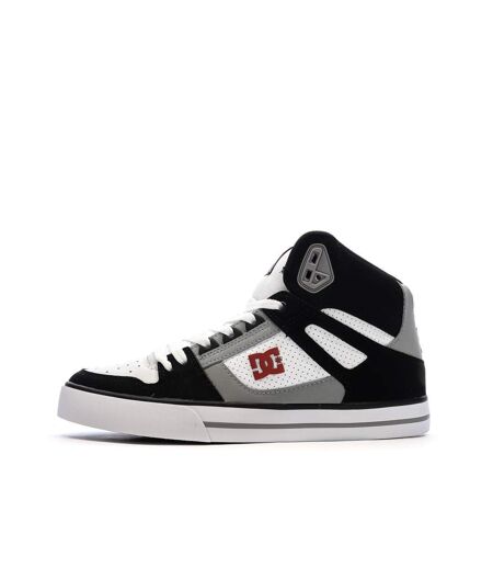 Baskets blanches/noir homme dc shoes pure high