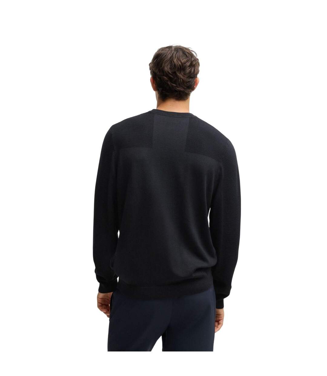 Sweat Momentum-x Homme Bleu Foncé Boss-3