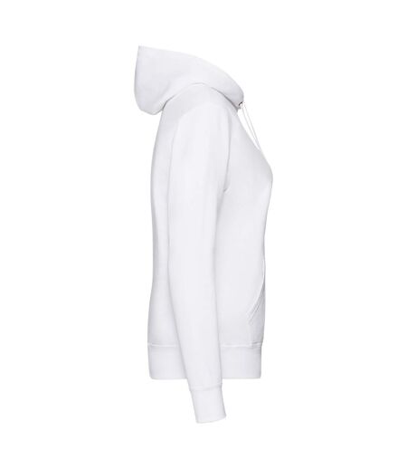 Sweat à capuche classic 80/20 femme blanc Fruit of the Loom