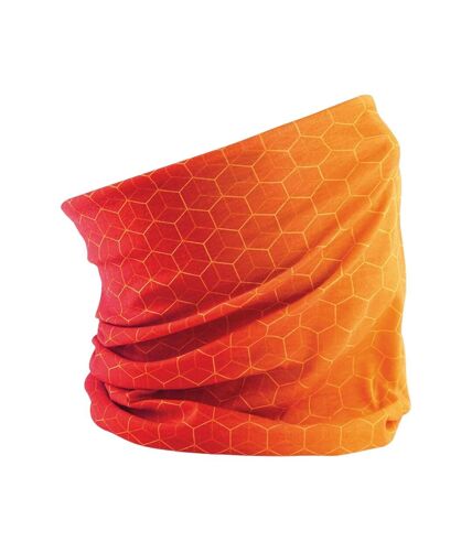 Beechfield Unisex Adult Morf Geometric Snood (Orange) (One Size) - UTRW9406