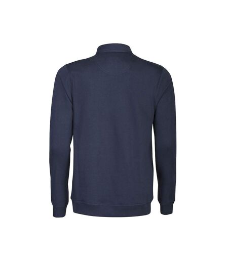 Unisex Adult Homerun Long-sleeved Polo Shirt Navy Printer