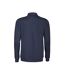 Unisex Adult Homerun Long-sleeved Polo Shirt Navy Printer-2