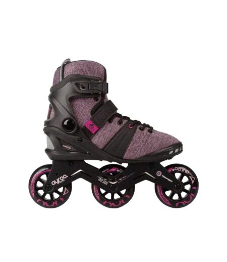 Patins À Roulettes Alignées Ayroo Femme 38 Fr Noir Rose Tempish