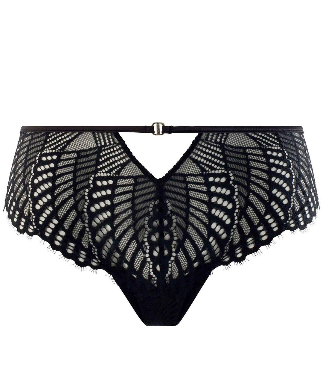 Shorty noir Ava dentelle