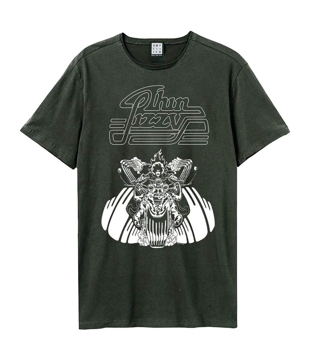 T-shirt Vagabonds The Rocker Adulte Charbon Amplified-1