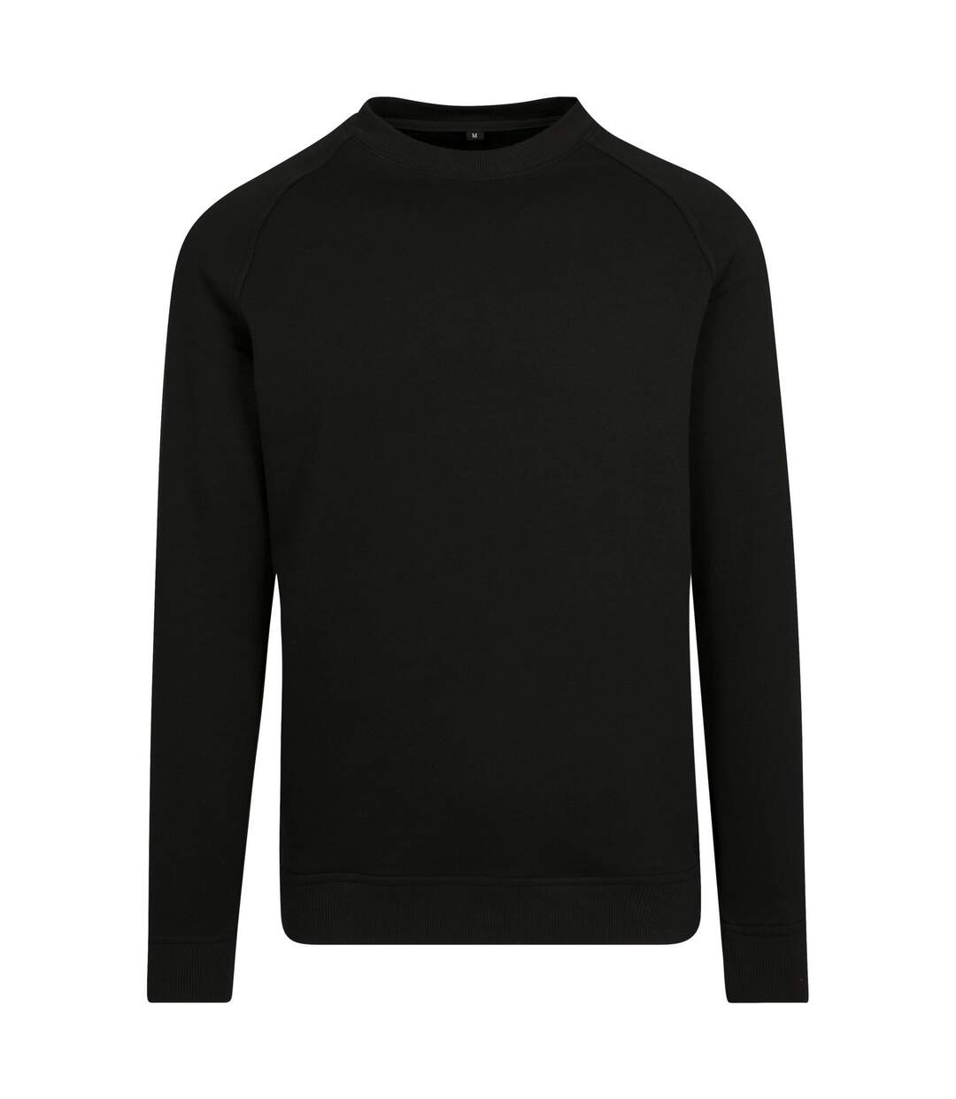 Sweat Manches Raglan Adulte Noir Build Your Brand-1