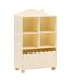 Bibliothèque enfant 2 portes et 4 niches BOULI - Beige-1