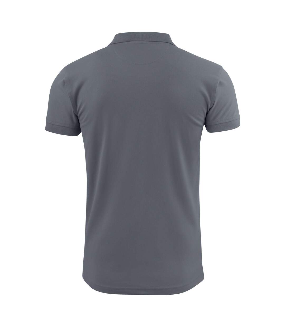 Mens Surf Stretch Polo Shirt Steel Grey Printer-3