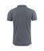 Mens Surf Stretch Polo Shirt Steel Grey Printer-3