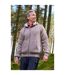 Veste Unie À Capuche Et Doublure Polaire Dalton Homme Marron Mountain Warehouse-1