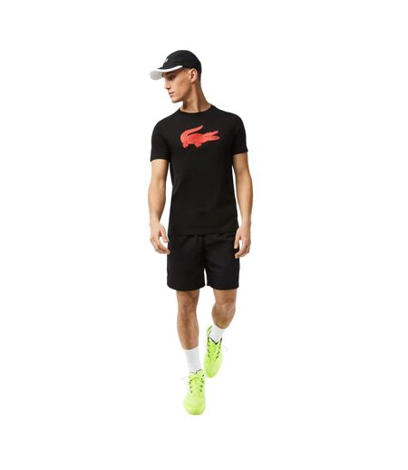 T-shirt homme noir / rouge Lacoste
