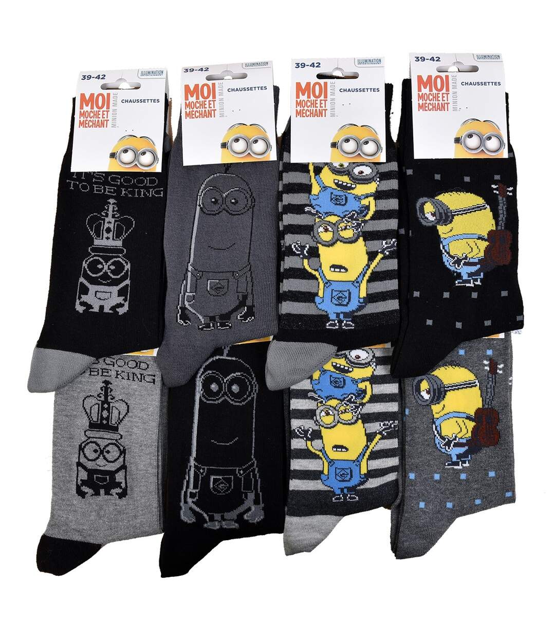 Chaussettes Pack HOMME MINIONS Pack de 8 Paires 4967