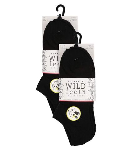 Wildfeet - 6 Pack Ladies Bamboo Trainer Socks