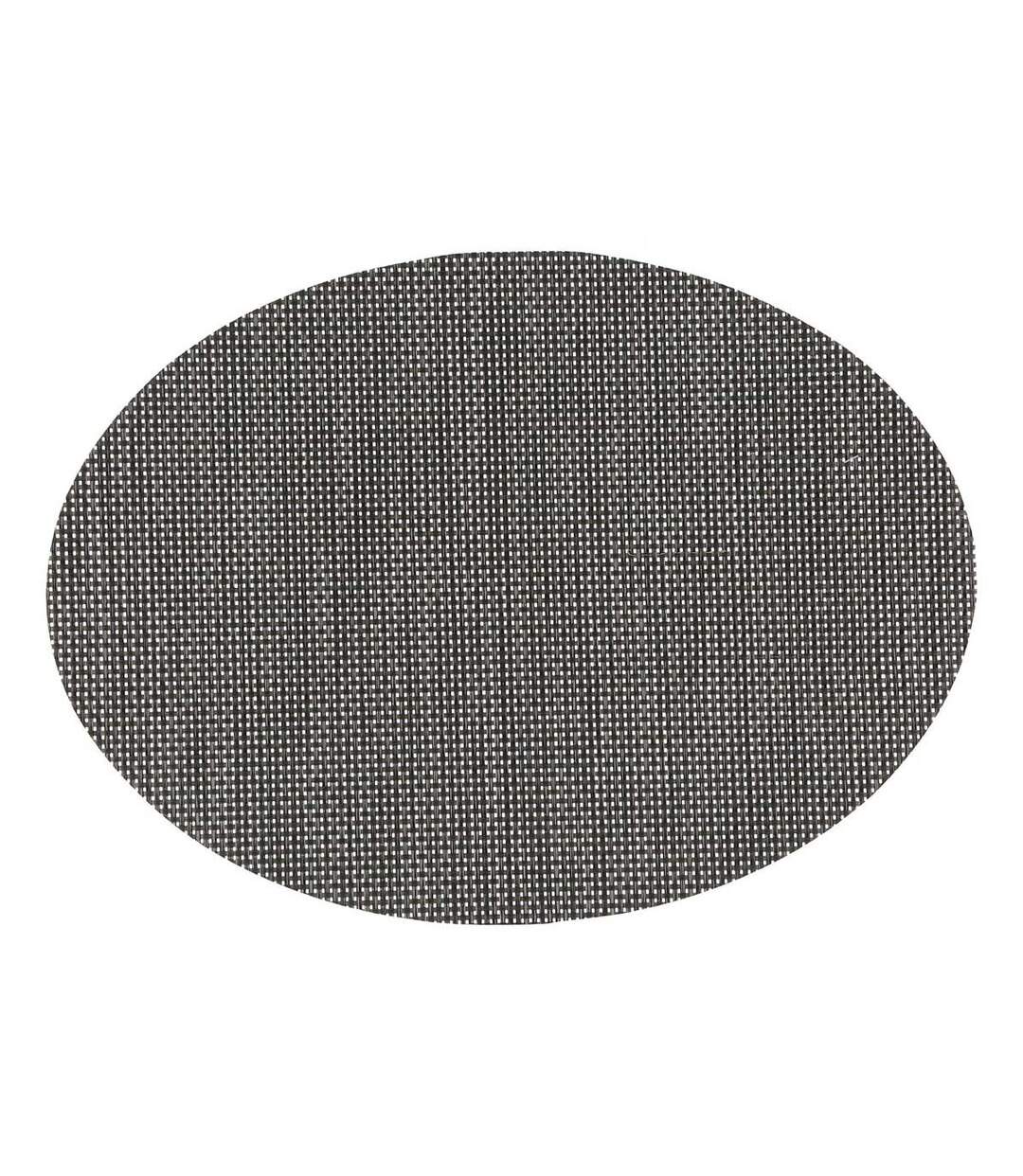 Set de Table Ovale Maoli 35x48cm Noir-1