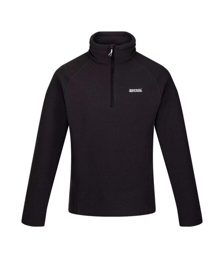 Great outdoors mens kenger half zip honeycomb fleece black Regatta