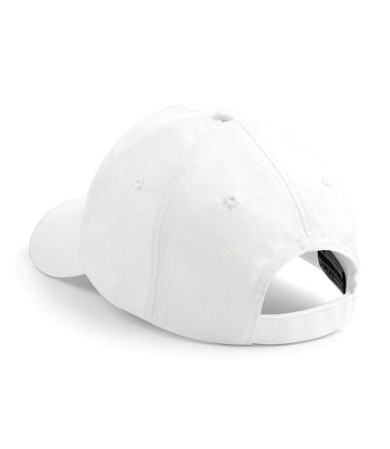 Lot de 2  casquettes de baseball adulte blanc Beechfield