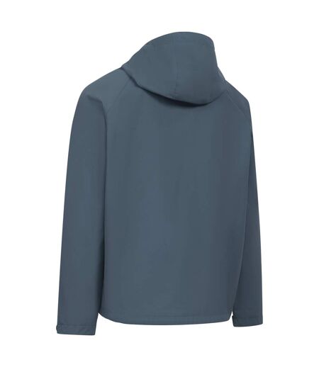Veste Imperméable À Capuche Bayhead Homme Bleu Sarcelle Foncé Trespass
