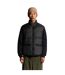Mens Relaxed Fit Hybrid Jacket Black Lyle & Scott-2