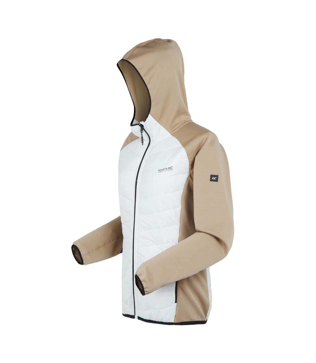 Womens/ladies Andreson Viii Hybrid Jacket Blanc De Blanc Warm Taupe Regatta-4