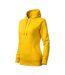 Sweat À Capuche Cape Femme Jaune Malfini-3