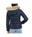 Doudoune marine femme tommy hilfiger basic hooded - l-2