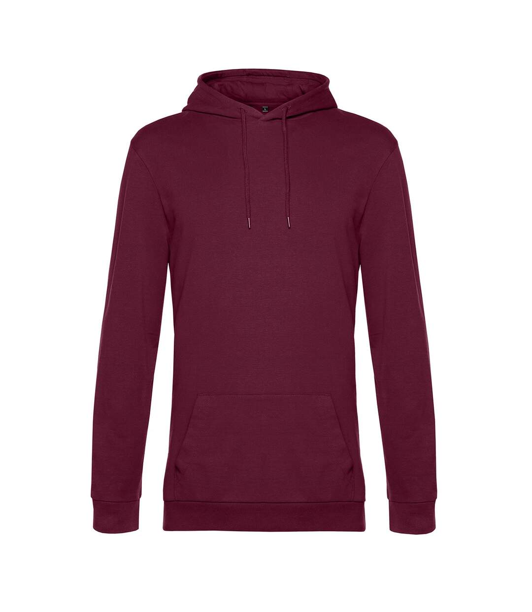 Sweat À Capuche Motif/style Uni Homme Bordeaux B&C-1