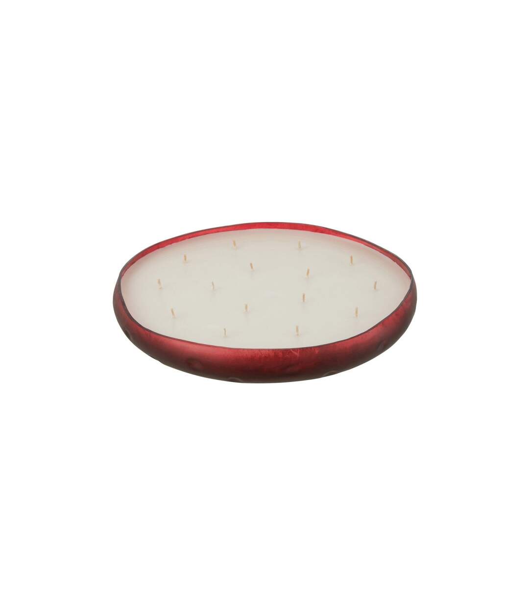 Bougie Parfumée Déco Livia 37cm Oud Amber Rouge-1
