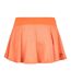 Womens/ladies Perforated Sport Skort Orange Head-2