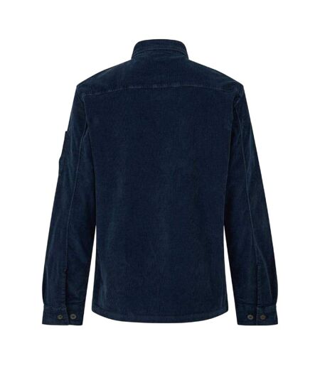 Chemise En Velours Côtelé Avec Poche Poitrine Homme Bleu C.P. Company