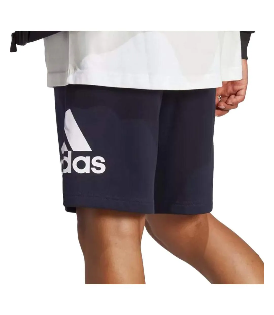 Short marine/blanc homme adidas bosshortft-2
