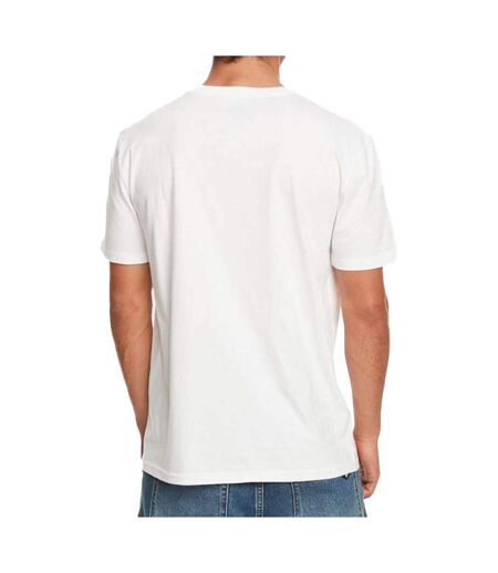 T-shirt Blanc Homme Quiksilver Circle Trim - S