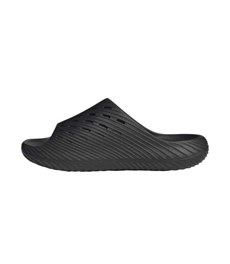 Mens Adilette Shower Rubber Sliders Triple Black Adidas