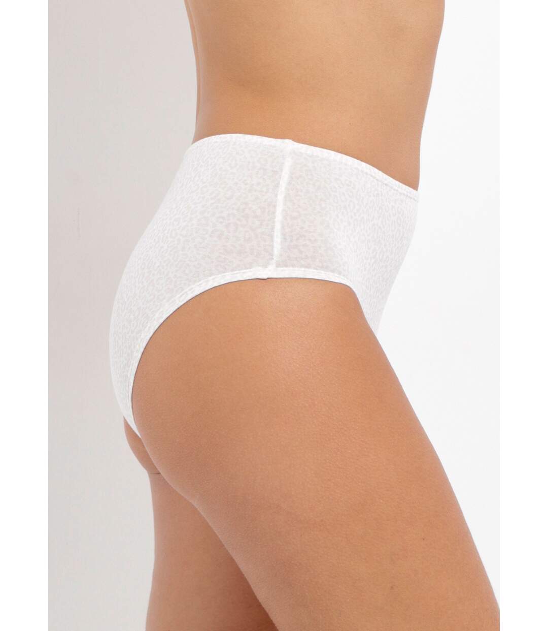 Culotte taille haute midi coton stretch - lot de 3-3