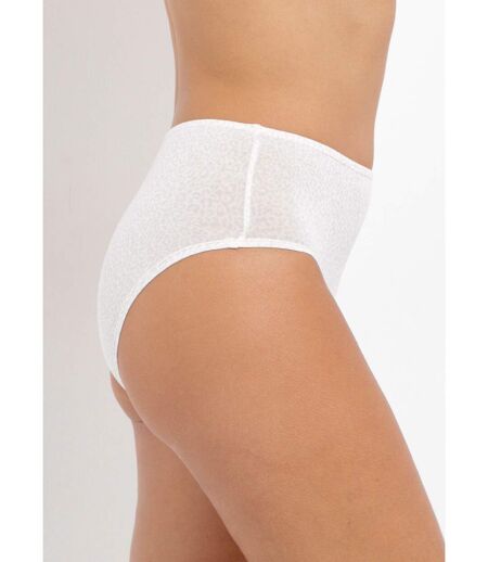 Culotte taille haute midi coton stretch - lot de 3