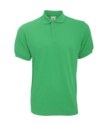 B&C Safran Mens Polo Shirt / Mens Short Sleeve Polo Shirts (Kelly Green)
