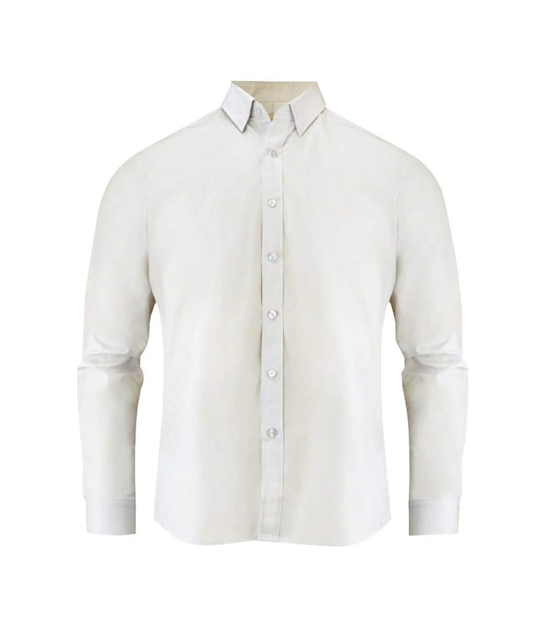 Chemise Commerce Acton Homme Blanc James Harvest-1