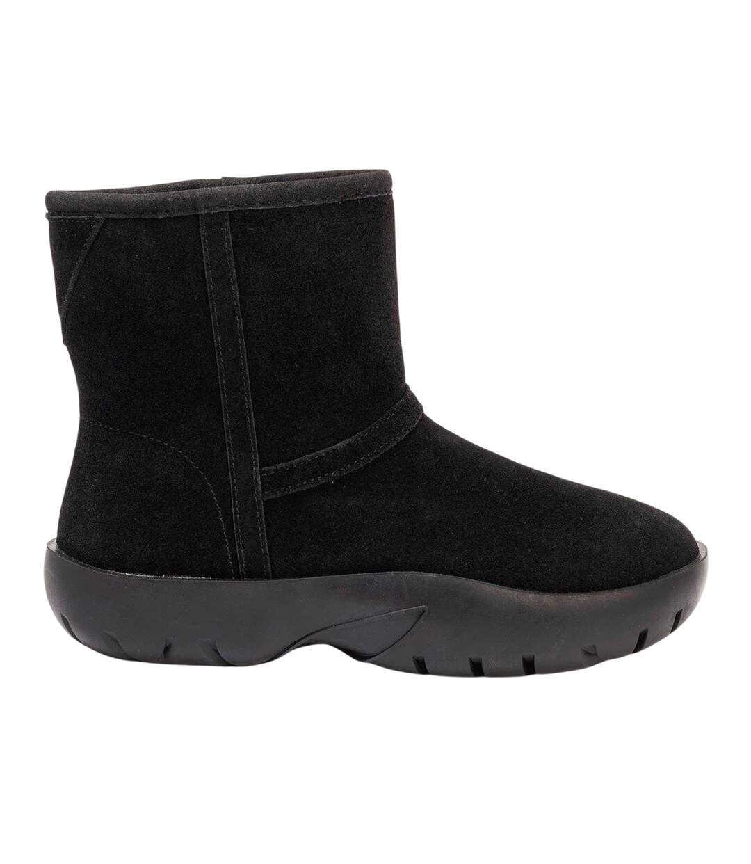 Bottines Coupe Confortable Femme Noir Golddigga-4