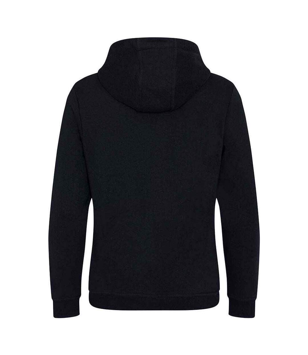Sweat À Capuche Just Hoods Graduate Adulte Noir Vif Awdis-2