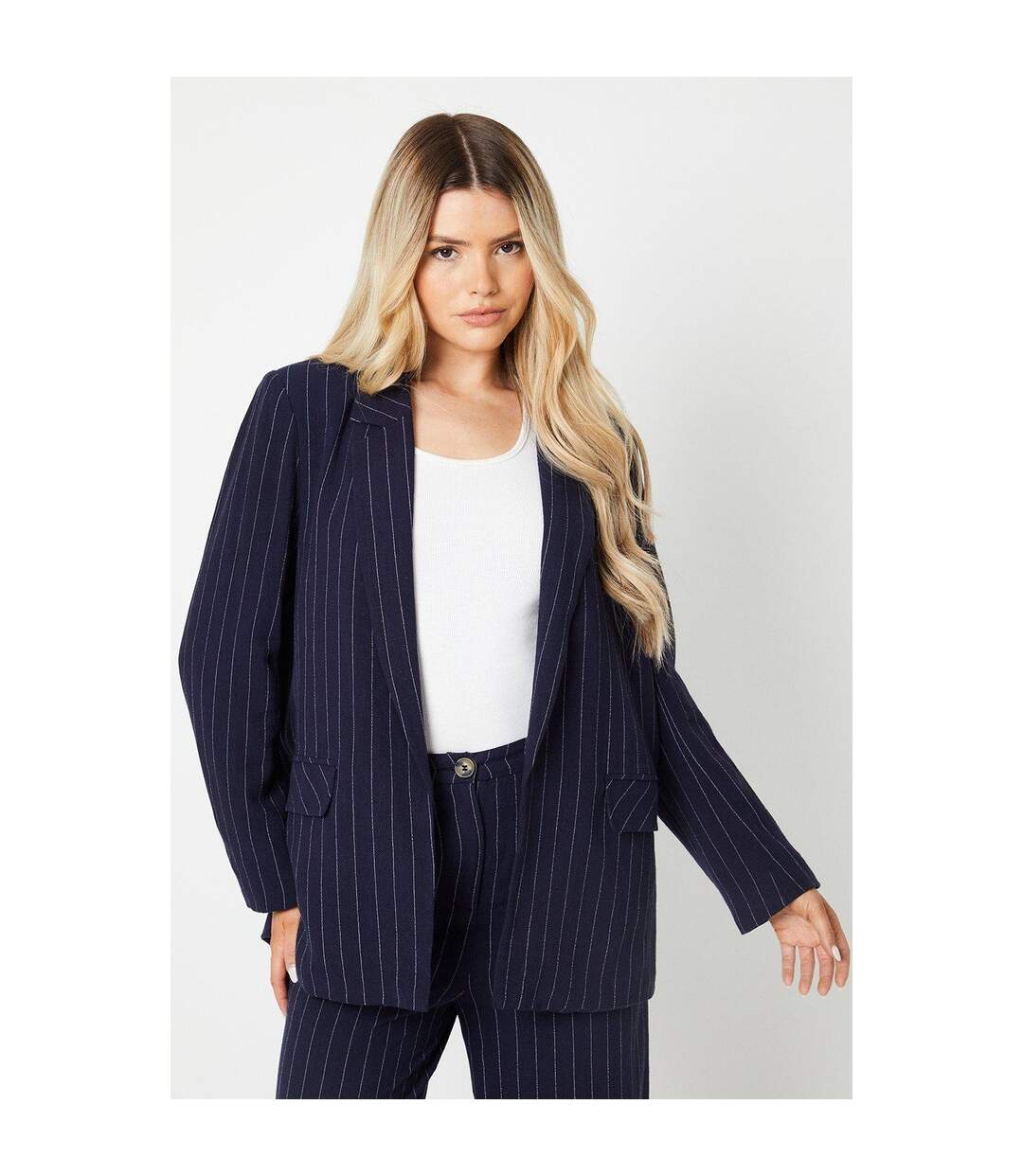 Blazer femme bleu marine Dorothy Perkins-1