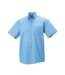 Russell Collection Mens Ultimate Short-Sleeved Shirt (Bright Sky) - UTPC6440