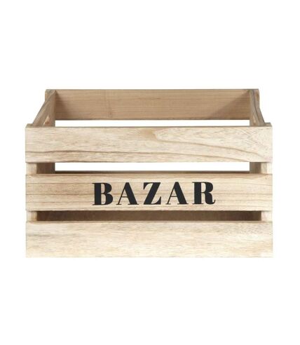 Cagettes en bois Bazar (Lot de 3)