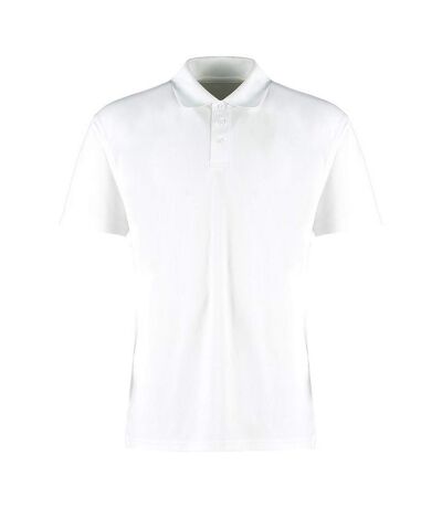 Polo homme blanc Kustom Kit