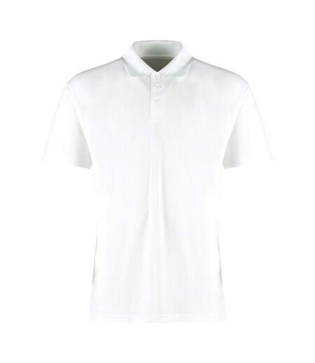 Polo homme blanc Kustom Kit