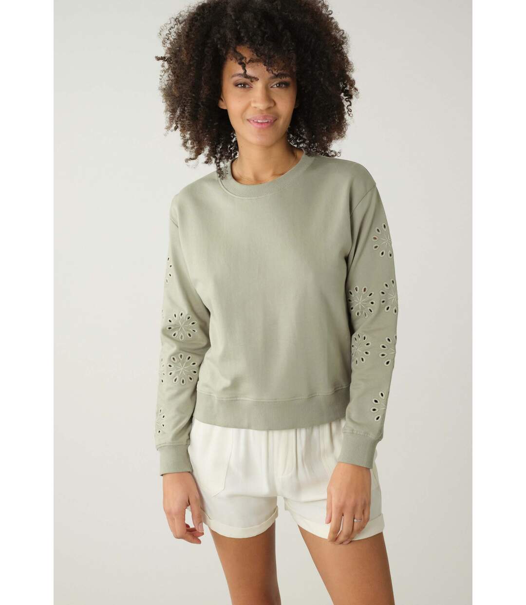 Sweat oversize en coton pour femme IMAE-1