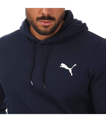 Sweat à capuche essentials homme bleu marine Puma