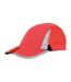 Result Headwear Spiro Sport Cap (Red/Black) - UTRW10154