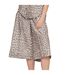 Womens/ladies Tanimala Leopard Print Shorts Beige Brown Black Boss-1