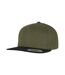 Flexfit Casquette Classique Adulte Unisexe Olive Noir Yupoong-1