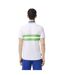 Polo Roland Garros Homme Blanc Lacoste-3